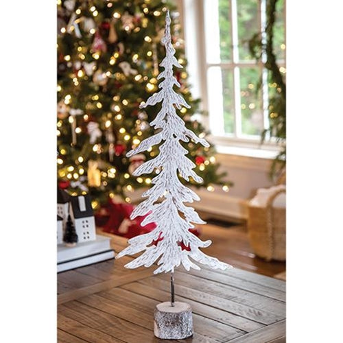 Large white christmas clearance tree lights