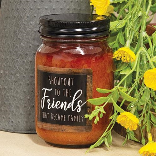 Shoutout To The Friends Bms Pint Jar Candle Primitive Renditions 8845