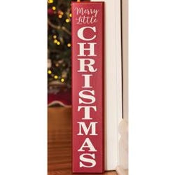 Red Merry Little Christmas Sign