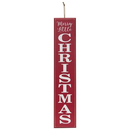 Red Merry Little Christmas Sign