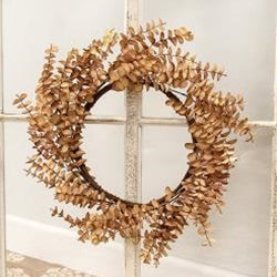 Light Fall Ombre Eucalyptus Leaf Wreath