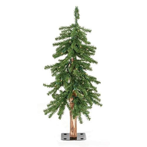 Pre-Lit Alpine Tree 3ft