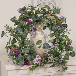 Perfect Petals & Greens Wreath - 22"