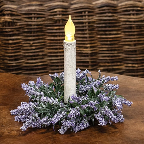 Lavender Blossoms Candle Ring - 2.5"