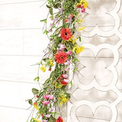 Sun Dazzled Blooms Garland - 4 Ft.