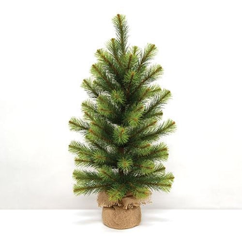 Empire Pine Tree w/Burlap Base 30"