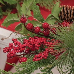 Merry Berry Pine & Holly Garland 5ft