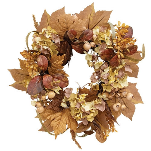 Garden Harvest Wreath 17"