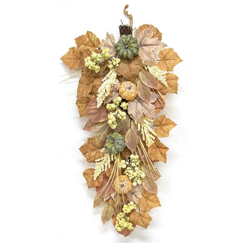 Wind Washed Fall Foliage Teardrop 28"