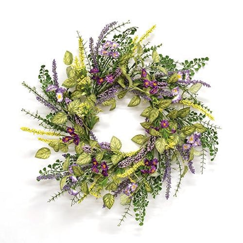 Amethyst Garden Wreath