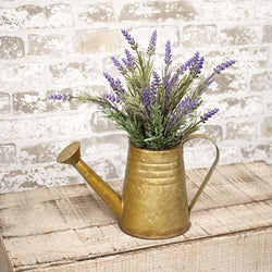 Flocked French Lavender Bush 15"