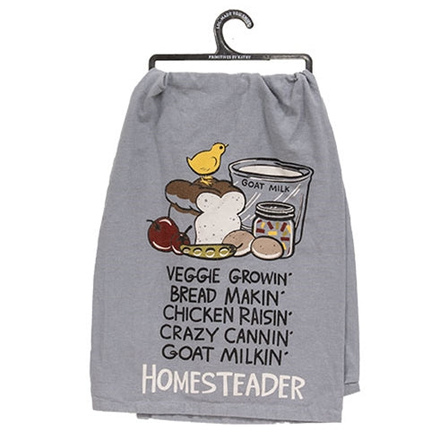 Homesteader Dish Towel 28" Sq.