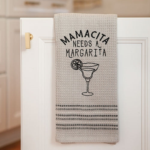 Mamacita Needs a Margarita Dish Towel