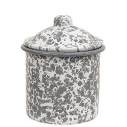 3/Set Gray Splatter Enamelware Canisters