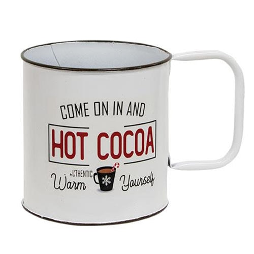 Metal Hot Cocoa Mug