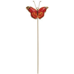 Metal Butterfly Plant Stake - 6 Asstd.