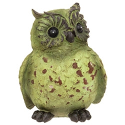 Distressed Resin Baby Owl Figure - 3 Asstd.