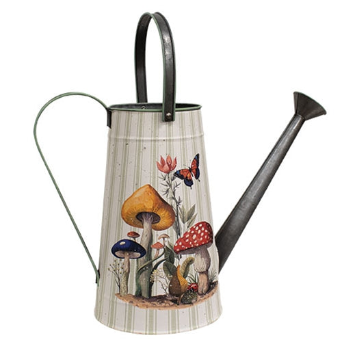 Mushroom Patch Metal Watering Can