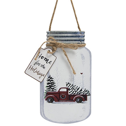 Home for the Holidays Mason Jar Hanger