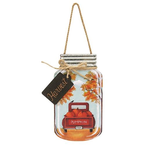 Harvest Wood Mason Jar Hanger