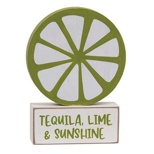 Lime on "Tequila Lime & Sunshine" Sitter