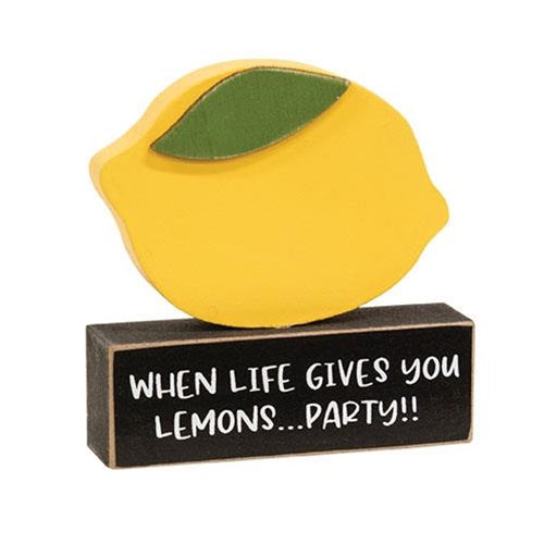 Lemon on "When Life Gives You Lemons..." Sitter