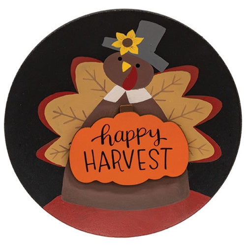 Happy Harvest Turkey Plate