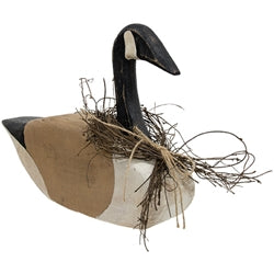 Distressed Primitive Wooden Canada Goose