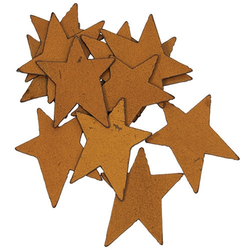 12/Pkg Rusty Tin Stars 1-1/2"