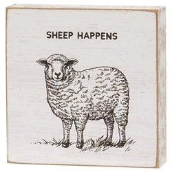 Sheep Happens Square Block - 3 Asstd.