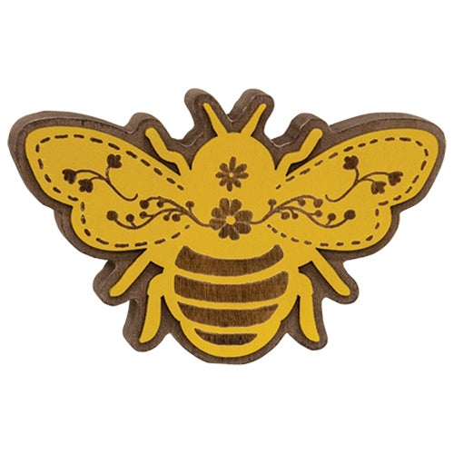 Laser Cut Layered Wooden Bee Sitter