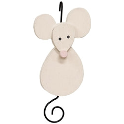 7/Set - Grandma's Little Squeakers Heart w/Mouse Name Hangers