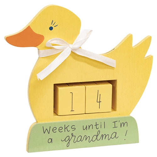 Weeks Til I'm a Grandma Duckling Countdown Calendar