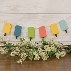 Popsicles Wooden Garland