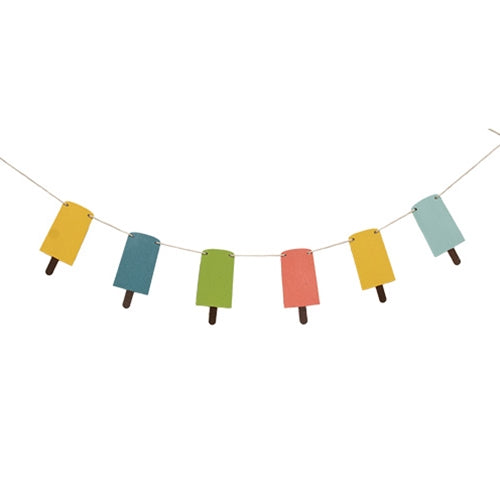 Popsicles Wooden Garland