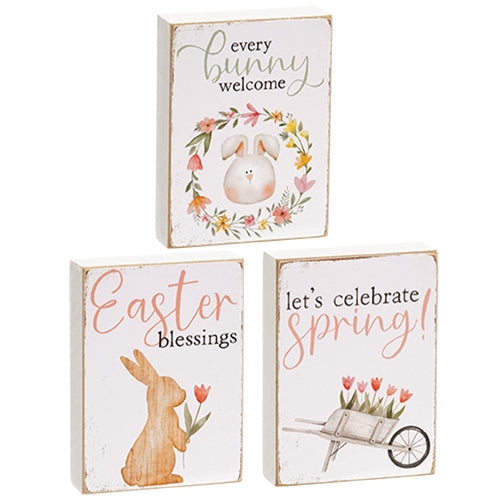 Easter Blessings Mini Rectangle Block - 3 Asstd.