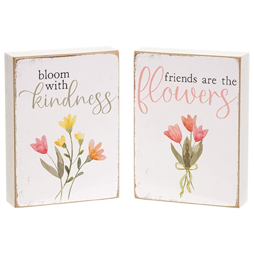 Flowers of Kindness Mini Rectangle Block - 2 Asstd.