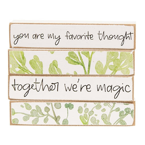 4/Set - Together We're Magic Floral Tiny Mini Sticks