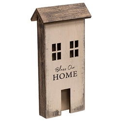 Home Sentiment Primitive Wooden House Sitter - 3 Asstd.