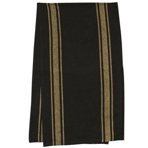 Black Stripe Long Runner