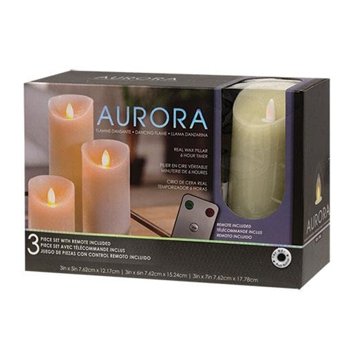 3/Set Aurora Dancing Flame Pillars