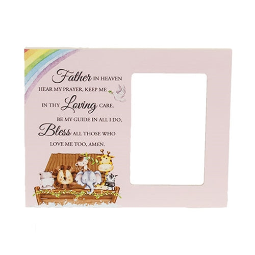 Loving Care Noah's Ark Pink Photo Frame