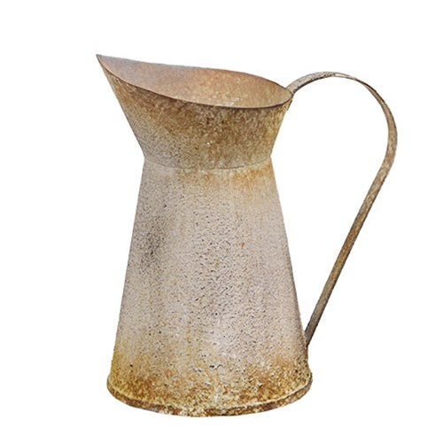 Shabby Chic Distressed Metal Mini Pitcher