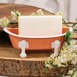 Coral Iron Bathtub Soap Dish