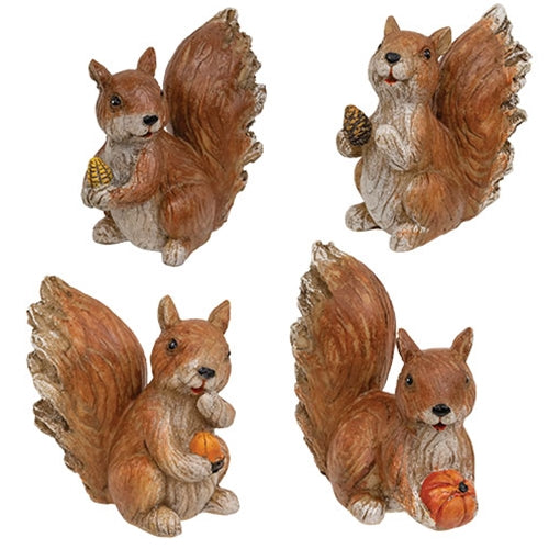 Resin Harvest Squirrel 4 Asstd.