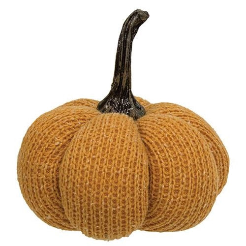 Orange Knit Pumpkin Medium