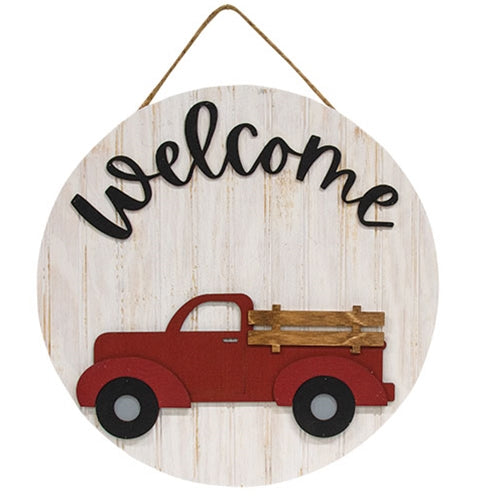 Welcome Truck Sign w/12 Seasonal Inserts