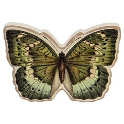 Watercolor Chunky Wood Butterfly Sitter - 3 Asstd.