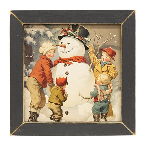 Fun in the Snow Framed Print
