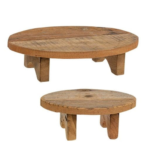 2/Set Reclaimed Wooden Risers